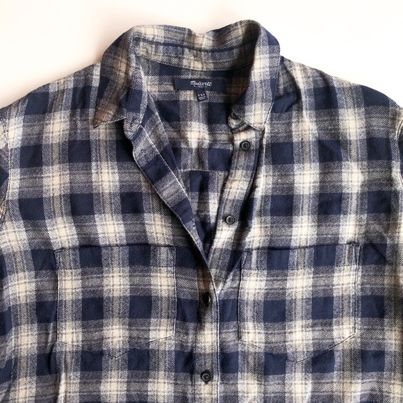 Madewell Ex-Boyfriend Flannel Shirt - Picture 2 of 7